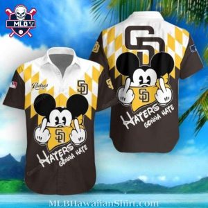 Funny Mickey Haters Gonna Hate MLB San Diego Padres Hawaiian Shirt