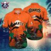 Giants Mascot Orange Tropical Floral Hawaiian Shirt – SF Giants Hawaiian Shirt