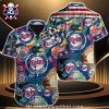 Flamingo Sunset Minnesota Twins Tropical Hawaiian Shirt