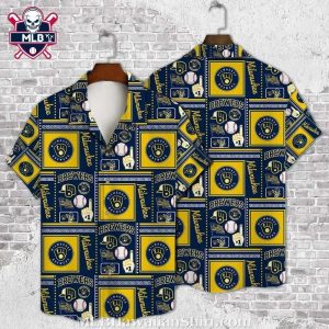 Golden Glove Milwaukee Brewers MLB Hawaiian Shirt – Home Run Fashion