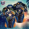 Houston Astros Bold Geometric Design Hawaiian Shirt