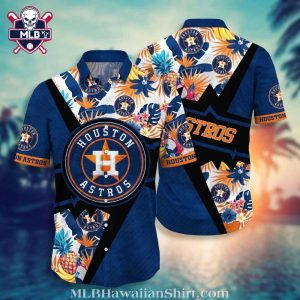 Houston Astros Exotic Tropical Mix Hawaiian Shirt