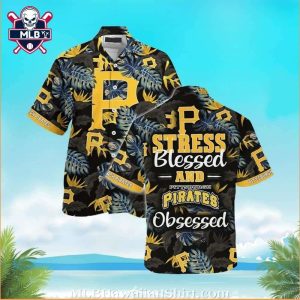 Leafy Ambition Stress Blessed Pittsburgh Pirates Shirt