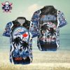 Blue Jays Floral Emblem Navy Tropical Hawaiian Shirt