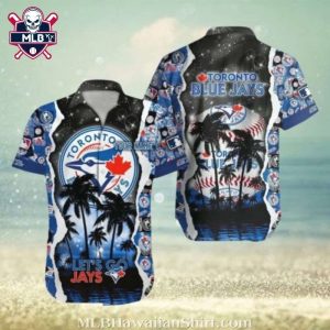 Let’s Go Jays – Toronto Blue Jays Tropical Fan Hawaiian Shirt