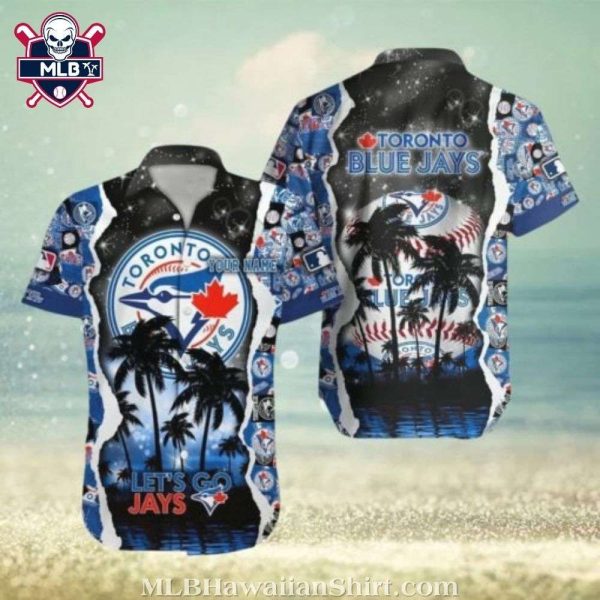 Let’s Go Jays – Toronto Blue Jays Tropical Fan Hawaiian Shirt