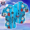 MLB Philadelphia Phillies Crimson Floral Fun Philadelphia Hawaiian Shirt