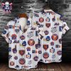 Mets Hawaiian Midnight Bloom Shirt – NY Logo Surrounded By Hibiscus