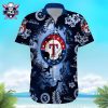 MLB Texas Rangers Team Logo Hawaiian Shirt – Stars Stripes Pride