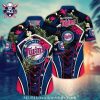 Minnesota Twins Baseball And Tropical Leaves Hawaiian Shirt