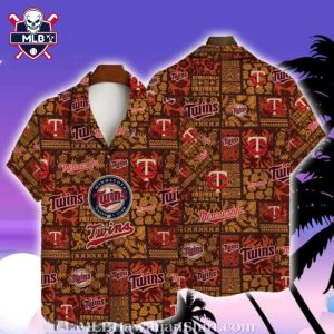Minnesota Twins Classic Tapa Print Hawaiian Shirt