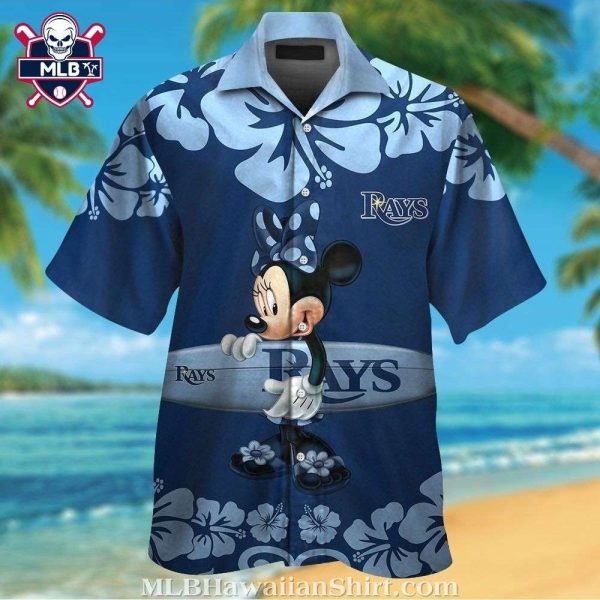 Minnie Mouse Graphics Surfboards Tampa Bay Rays Hawaiian Shirt