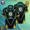 Green Sunset Palm Oakland Athletics Hawaiian Shirt