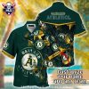 Oakland A’s Art Deco Style Hawaiian Shirt