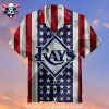 Nautical Stripe Tampa Bay Rays Aloha Shirt