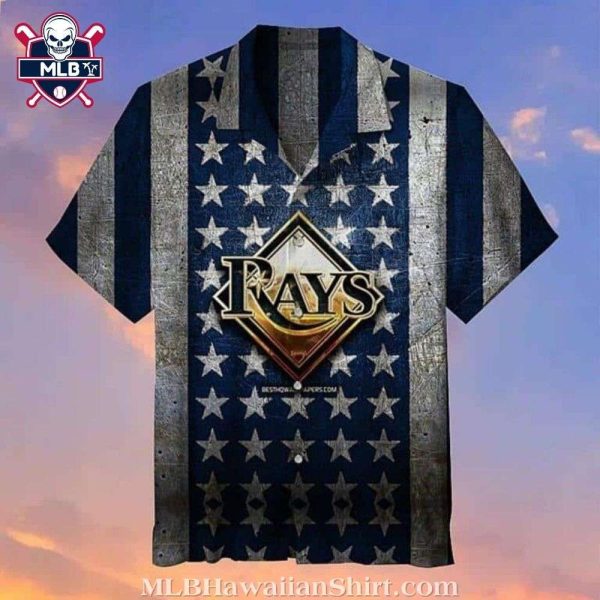 Starry Night Tampa Bay Rays Aloha Shirt