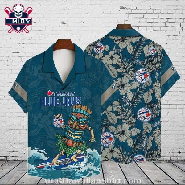 Surfer Tiki Toronto Blue Jays Hawaiian Shirt