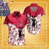 Vibrant Floral St Louis Cardinals Red Aloha Shirt