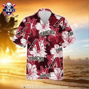 Arizona Diamondbacks Hibiscus Harmony MLB Hawaiian Shirt 1