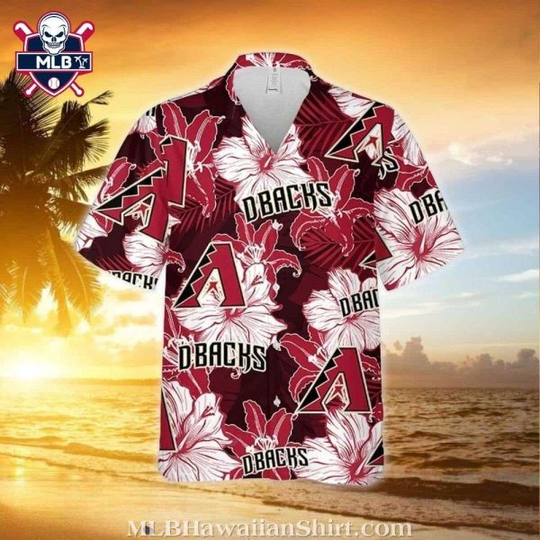 Arizona Diamondbacks Hibiscus Harmony MLB Hawaiian Shirt