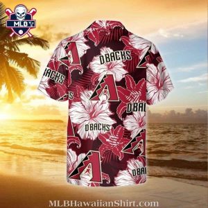 Arizona Diamondbacks Hibiscus Harmony MLB Hawaiian Shirt 2