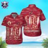 Arizona Diamondbacks Floral Stripe MLB Hawaiian Shirt – Burgundy Bloom