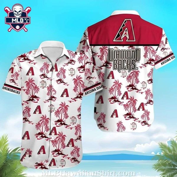 Arizona Diamondbacks Palm Islands MLB Aloha Shirt