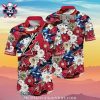 Twilight Palms St Louis Cardinals Navy Hawaiian Shirt