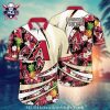 Vintage Red And Beige Patchwork St. Louis Cardinals Aloha Shirt