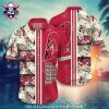 Arizona Diamondbacks Floral Stripe MLB Hawaiian Shirt – Burgundy Bloom