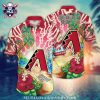 Arizona Diamondbacks Red Circuit MLB Hawaiian Shirt