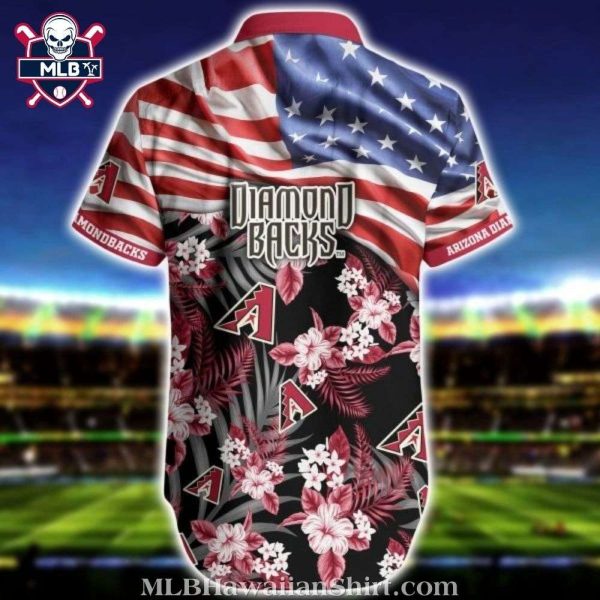 Arizona Diamondbacks Stars And Stripes MLB Hawaiian Shirt