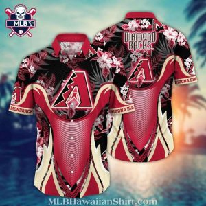 Arizona Diamondbacks Vintage Palm Sunset MLB Hawaiian Shirt