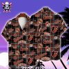 Baltimore Orioles Red Hibiscus And Palm Hawaiian Shirt