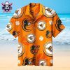 Baltimore Orioles Pineapple And Tribal Patterns Hawaiian Shirt