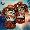 Baltimore Orioles Summer Fun Pineapple And Hibiscus Aloha Shirt