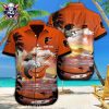 Baltimore Orioles Sunset Beach And Palm Trees Hawaiian Shirt