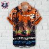 Baltimore Orioles Surfboard Sunset Hawaiian Shirt