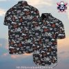 Baltimore Orioles USA Floral Patriotic Aloha Shirt