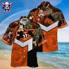 Baltimore Orioles Tropical Hibiscus Hawaiian Shirt