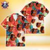 Baltimore Orioles Tropical Palms Aloha Shirt