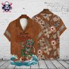 Baltimore Orioles USA Floral Patriotic Aloha Shirt