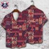 Boston Red Sox Hibiscus And Team Badge Tropical Hawaiian Shirt