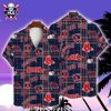 Boston Red Sox Red And White Splash Design Hawaiian Shirt