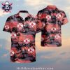 Customizable Boston Red Sox Ocean And Palm Tree Graphic Aloha Shirt