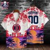 Boston Red Sox Sunset Tiki Lounge Hawaiian Shirt