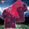 Braves Red Petal Power Hawaiian Shirt – Floral Fan Statement