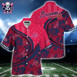 Braves Starry Night Hawaiian Shirt – Customizable Team Pride Edition