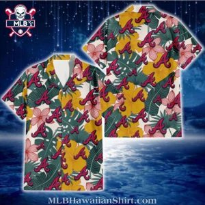 Braves Sunset Breeze Tropical Hawaiian Shirt – Warm Tones