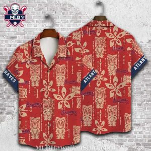 Braves Tribal Spirit Red Hawaiian Shirt – Ancient Motifs